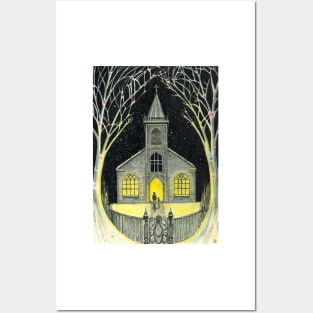 Gothic Christmas Posters and Art